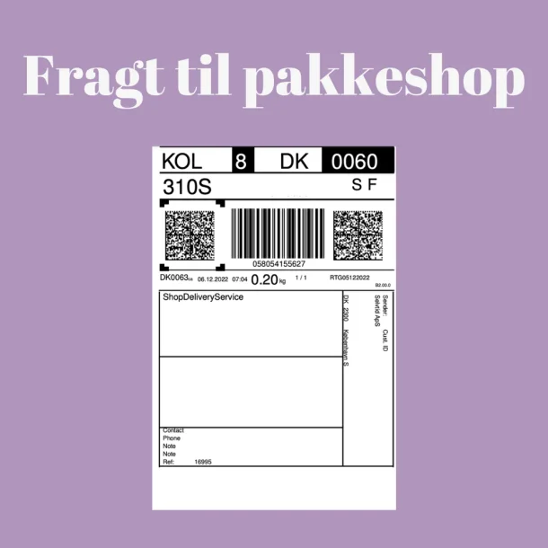 Fragtlabel til indsendelse af produkt til service